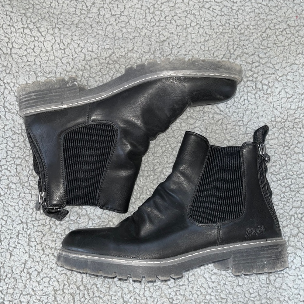 Black ankle boots